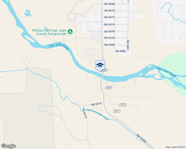map of restaurants, bars, coffee shops, grocery stores, and more near 6B Road 5508 in Bloomfield