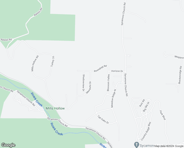 map of restaurants, bars, coffee shops, grocery stores, and more near 125 Mesquite Drive in Branson