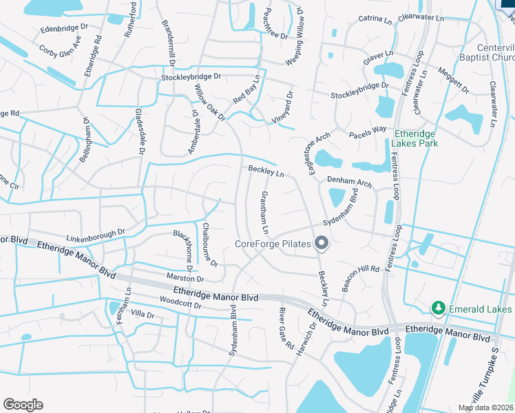 map of restaurants, bars, coffee shops, grocery stores, and more near 901 Grantham Lane in Chesapeake