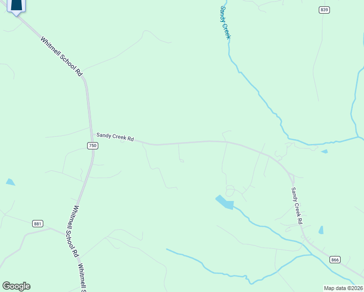 map of restaurants, bars, coffee shops, grocery stores, and more near 4013 Sandy Creek Road in Dry Fork