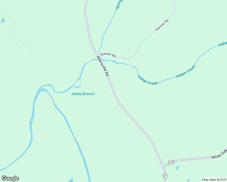 map of restaurants, bars, coffee shops, grocery stores, and more near Akersville Road in Fountain Run