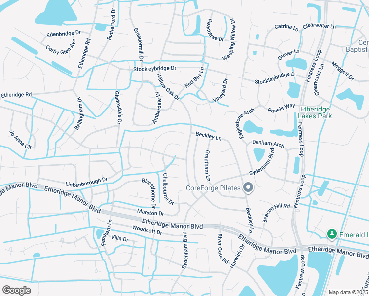 map of restaurants, bars, coffee shops, grocery stores, and more near 801 Chalbourne Drive in Chesapeake