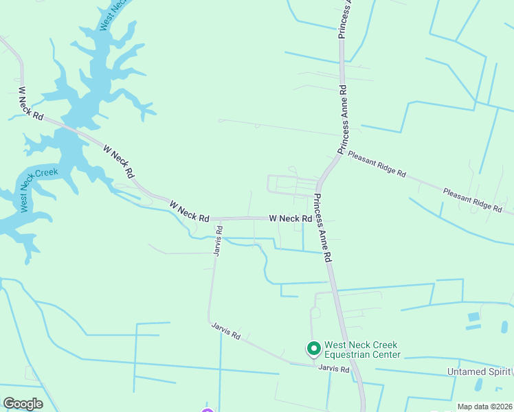 map of restaurants, bars, coffee shops, grocery stores, and more near 4132 West Neck Road in Virginia Beach