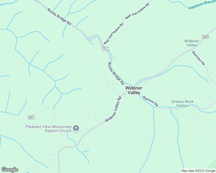 map of restaurants, bars, coffee shops, grocery stores, and more near 18973 Memory Lane in Glade Spring