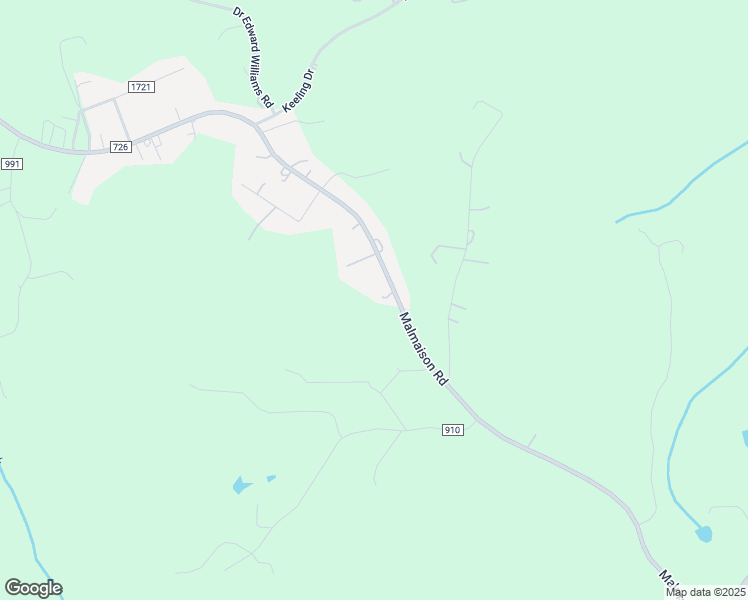 map of restaurants, bars, coffee shops, grocery stores, and more near 2544 Malmaison Road in Pittsylvania