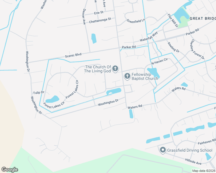 map of restaurants, bars, coffee shops, grocery stores, and more near 901 Forest Lakes Drive in Chesapeake