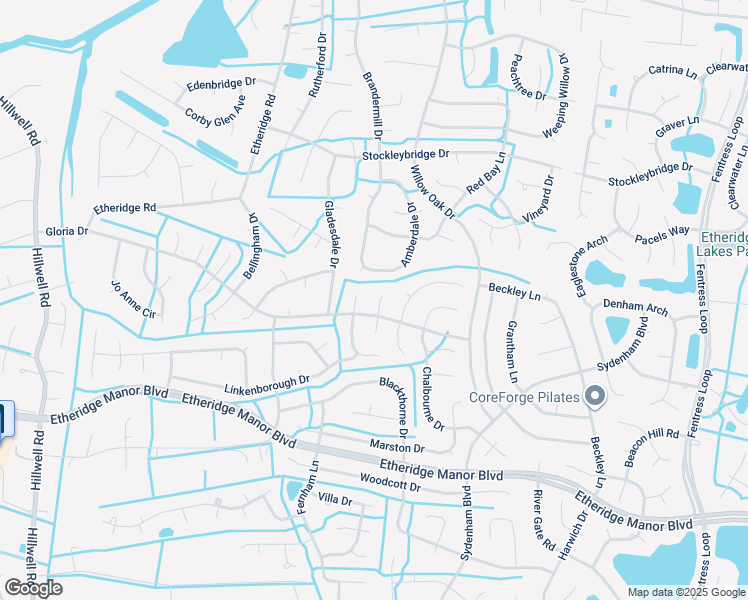 map of restaurants, bars, coffee shops, grocery stores, and more near 708 Mowbry Ct in Chesapeake