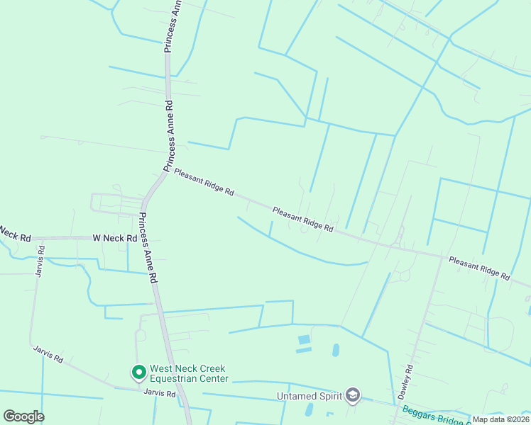 map of restaurants, bars, coffee shops, grocery stores, and more near 1973 Pleasant Ridge Road in Virginia Beach