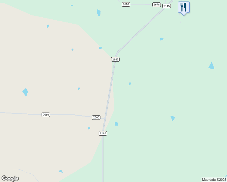 map of restaurants, bars, coffee shops, grocery stores, and more near County Road 2145 in Bartlesville