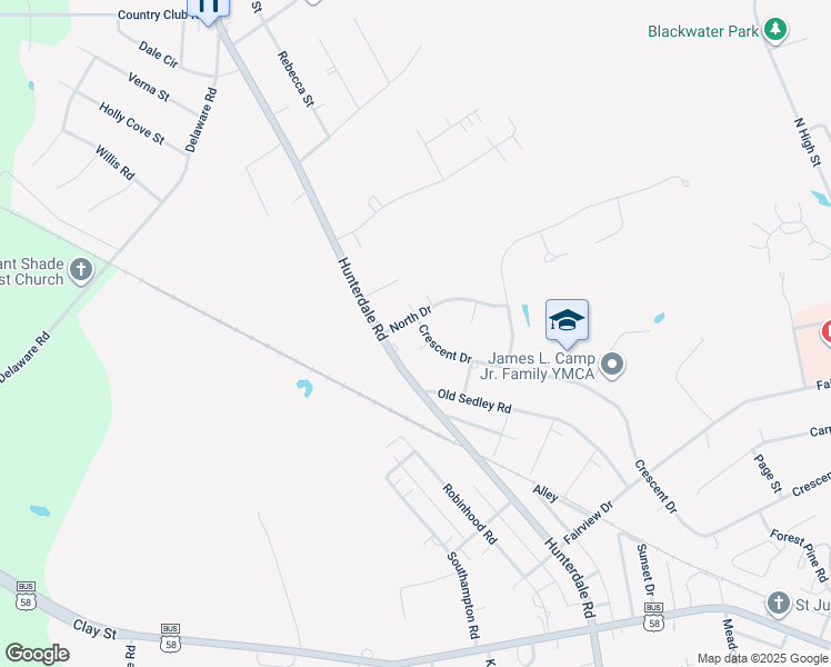 map of restaurants, bars, coffee shops, grocery stores, and more near 425 Crescent Drive in Franklin