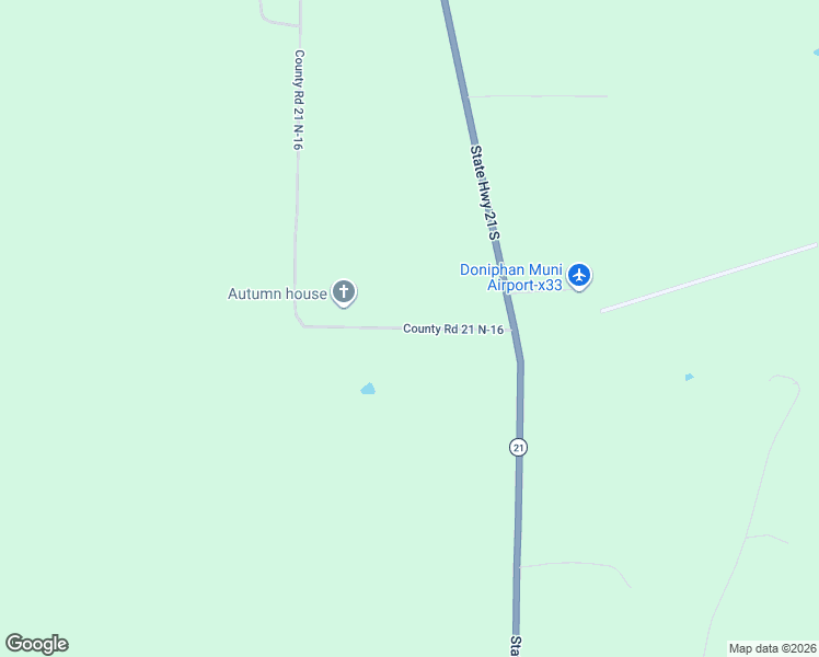 map of restaurants, bars, coffee shops, grocery stores, and more near County Road 21 N-16 in Ripley County