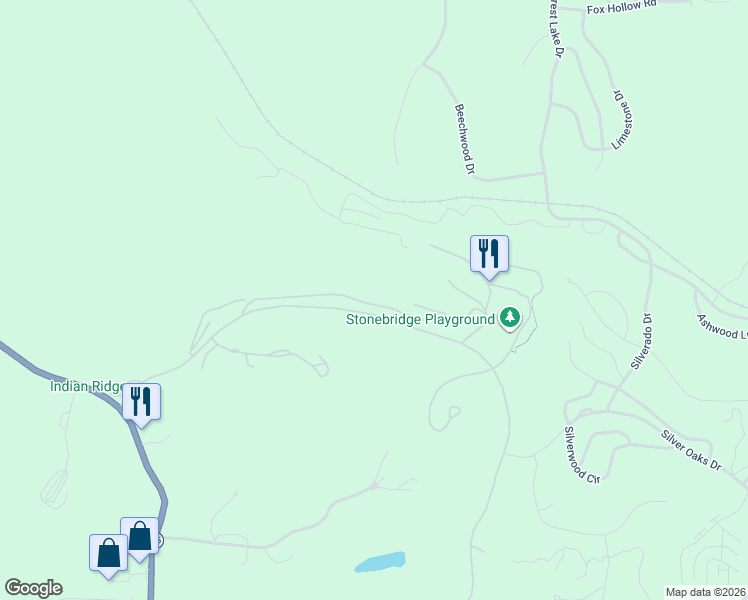 map of restaurants, bars, coffee shops, grocery stores, and more near 1743 Cedar Ridge Way in Branson West