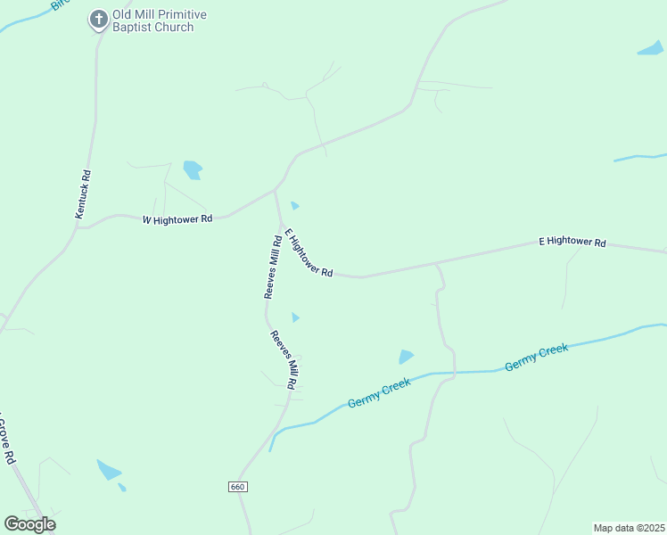 map of restaurants, bars, coffee shops, grocery stores, and more near 241 East Hightower Road in Sutherlin