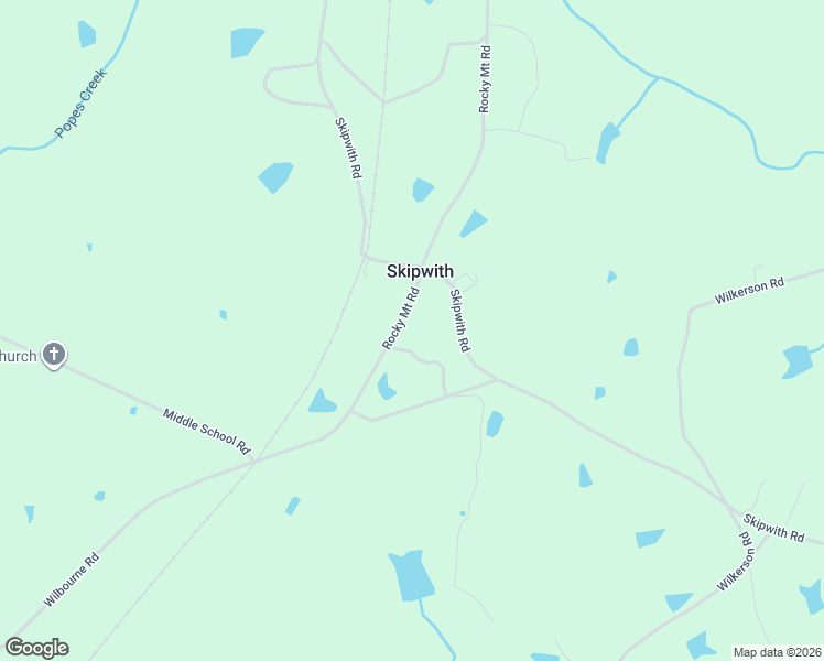 map of restaurants, bars, coffee shops, grocery stores, and more near 166-348 Rocky Mount Road in Skipwith