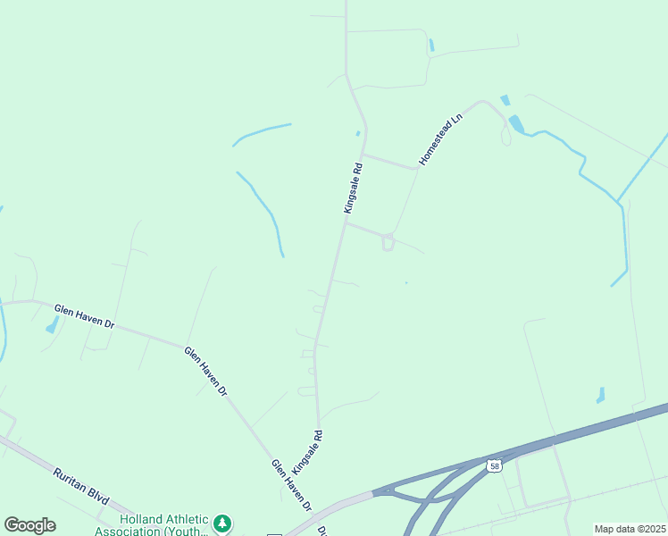 map of restaurants, bars, coffee shops, grocery stores, and more near 535 Kingsale Road in Suffolk