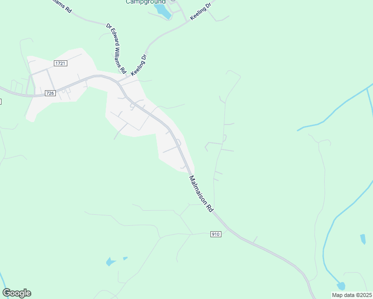 map of restaurants, bars, coffee shops, grocery stores, and more near 2461 Malmaison Road in Blairs