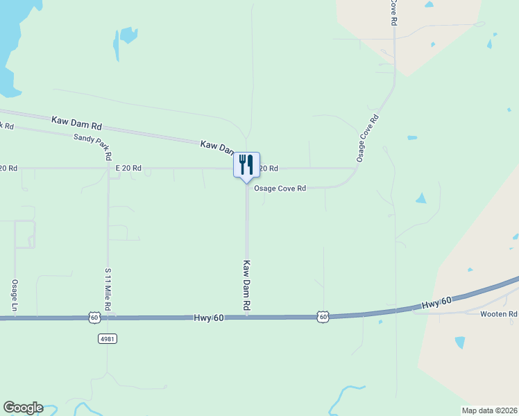 map of restaurants, bars, coffee shops, grocery stores, and more near 58 Osage Cove Road in Burbank