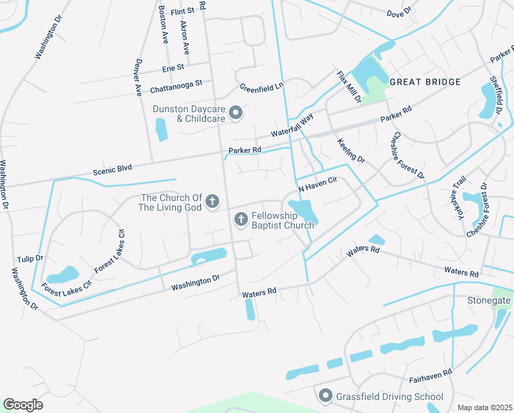 map of restaurants, bars, coffee shops, grocery stores, and more near 703 Rumford Court in Chesapeake