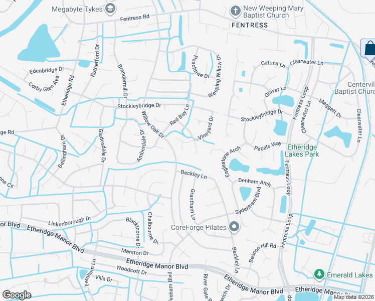 map of restaurants, bars, coffee shops, grocery stores, and more near 1318 Chelbrook Road in Chesapeake