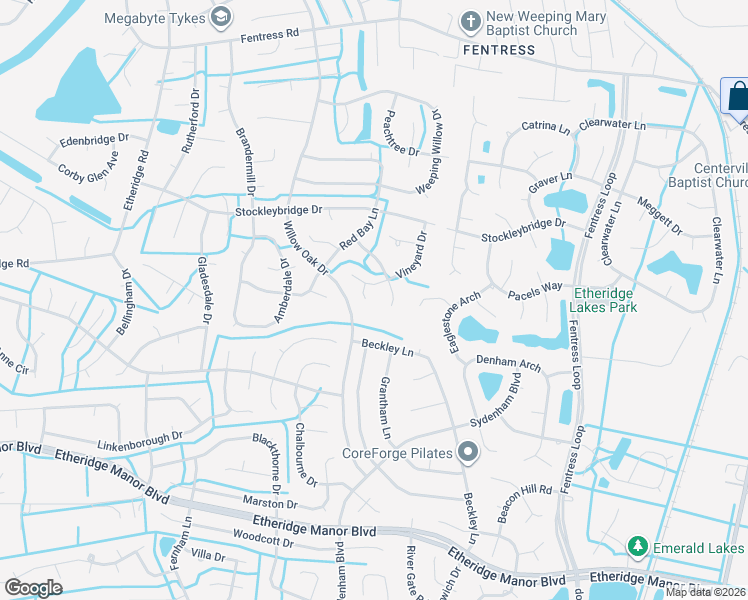 map of restaurants, bars, coffee shops, grocery stores, and more near 1318 Chelbrook Road in Chesapeake