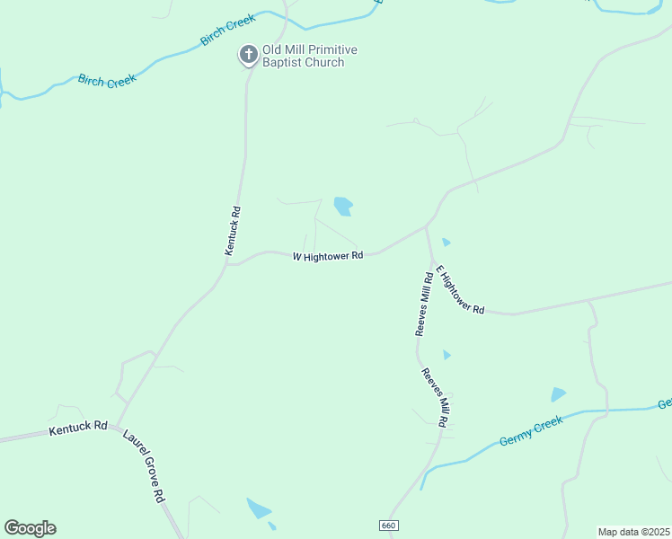 map of restaurants, bars, coffee shops, grocery stores, and more near 416 West Hightower Road in Sutherlin