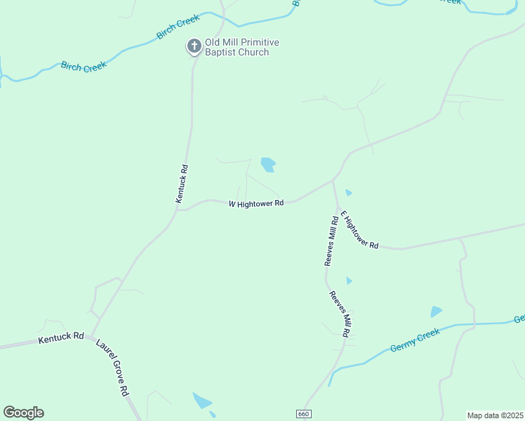 map of restaurants, bars, coffee shops, grocery stores, and more near 416 West Hightower Road in Sutherlin