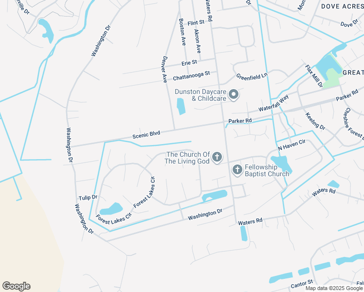 map of restaurants, bars, coffee shops, grocery stores, and more near 941 Forest Lakes Drive in Chesapeake