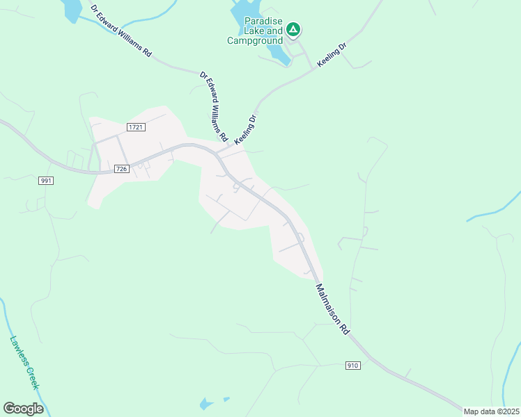 map of restaurants, bars, coffee shops, grocery stores, and more near 2240 Malmaison Road in Blairs