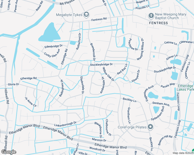 map of restaurants, bars, coffee shops, grocery stores, and more near 800 Greenspring Court in Chesapeake