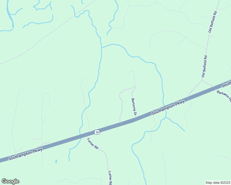 map of restaurants, bars, coffee shops, grocery stores, and more near 24100-24242 Bertorna Drive in Drewryville
