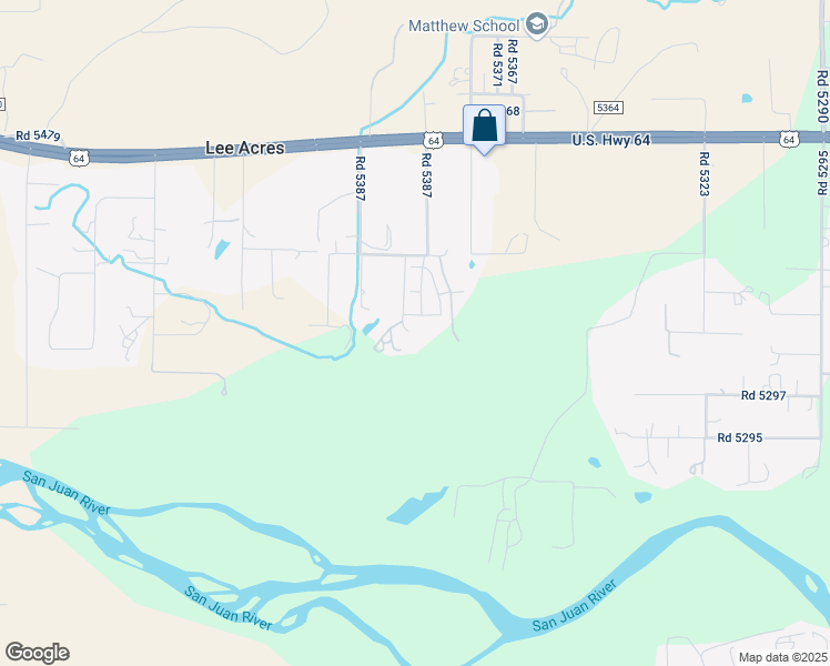 map of restaurants, bars, coffee shops, grocery stores, and more near 27 Road 5387 in Farmington