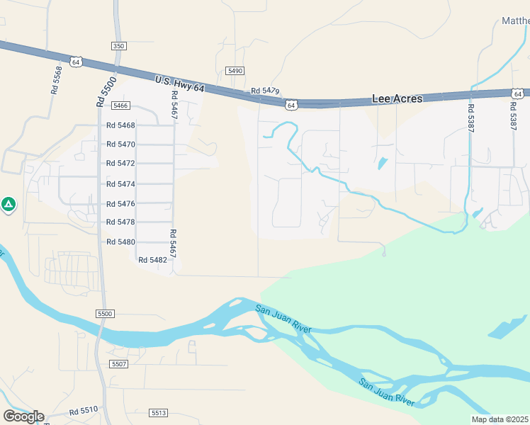 map of restaurants, bars, coffee shops, grocery stores, and more near 75 Road 5457 in Farmington