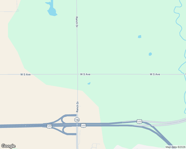 map of restaurants, bars, coffee shops, grocery stores, and more near 3845 West South Avenue in Ponca City