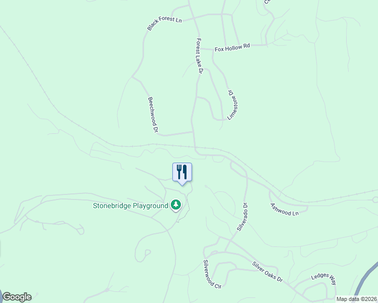 map of restaurants, bars, coffee shops, grocery stores, and more near Beechwood Drive in Reeds Spring