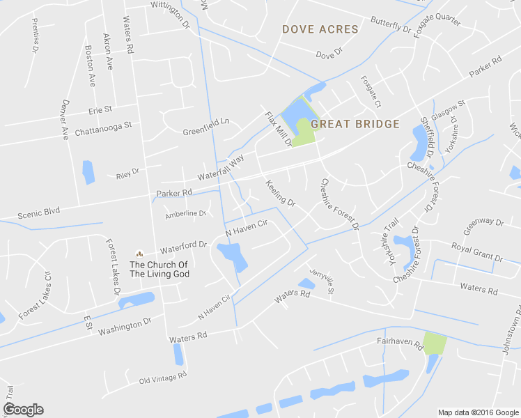 map of restaurants, bars, coffee shops, grocery stores, and more near 708 Tafton Way in Chesapeake