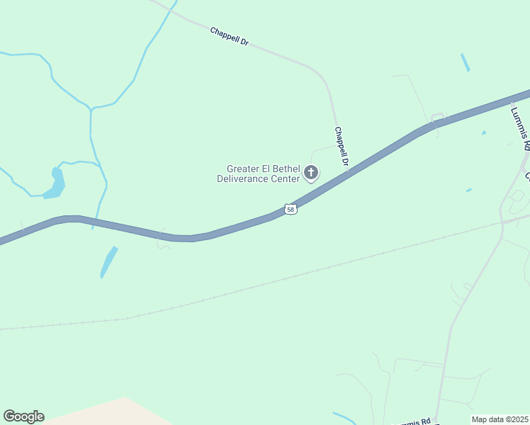 map of restaurants, bars, coffee shops, grocery stores, and more near 4432 Holland Road in Suffolk