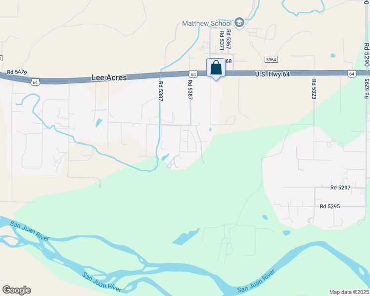 map of restaurants, bars, coffee shops, grocery stores, and more near 27 Road 5387 in Farmington