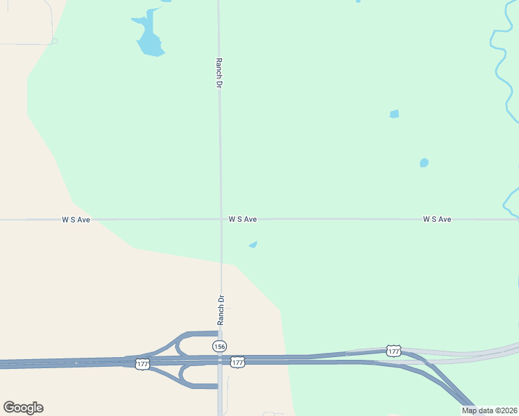 map of restaurants, bars, coffee shops, grocery stores, and more near 3845 West South Avenue in Ponca City