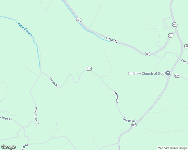 map of restaurants, bars, coffee shops, grocery stores, and more near 701 Lincoln Road in Galax