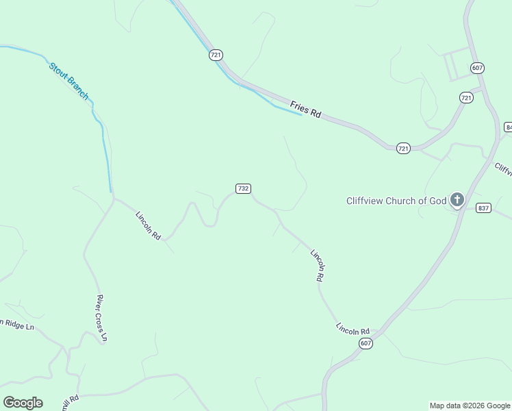 map of restaurants, bars, coffee shops, grocery stores, and more near 701 Lincoln Road in Galax