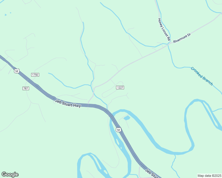 map of restaurants, bars, coffee shops, grocery stores, and more near County Road 1227 in Washington County