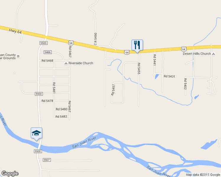 map of restaurants, bars, coffee shops, grocery stores, and more near 75 Road 5457 in Farmington