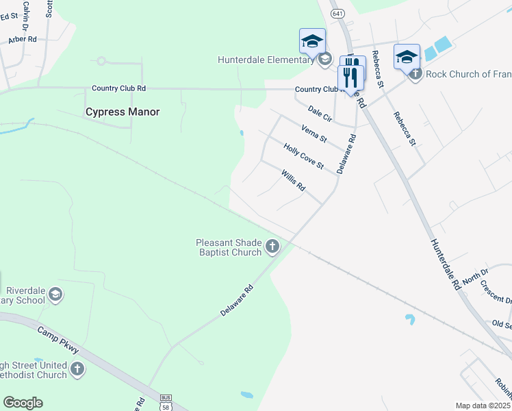 map of restaurants, bars, coffee shops, grocery stores, and more near 121 Wiggins Court in Franklin