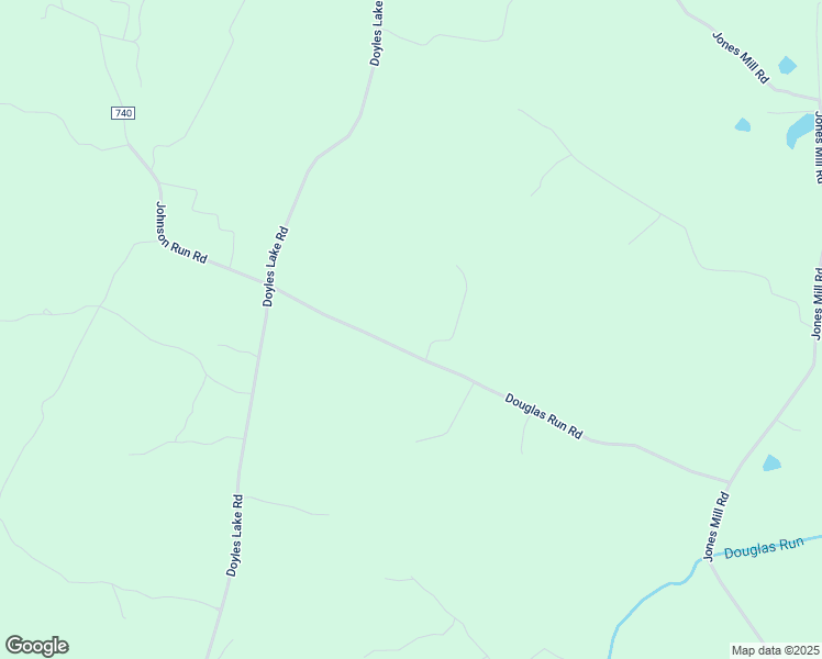 map of restaurants, bars, coffee shops, grocery stores, and more near 753 Douglas Run Road in Emporia