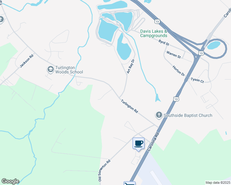 map of restaurants, bars, coffee shops, grocery stores, and more near 698 County Road 688 in Suffolk