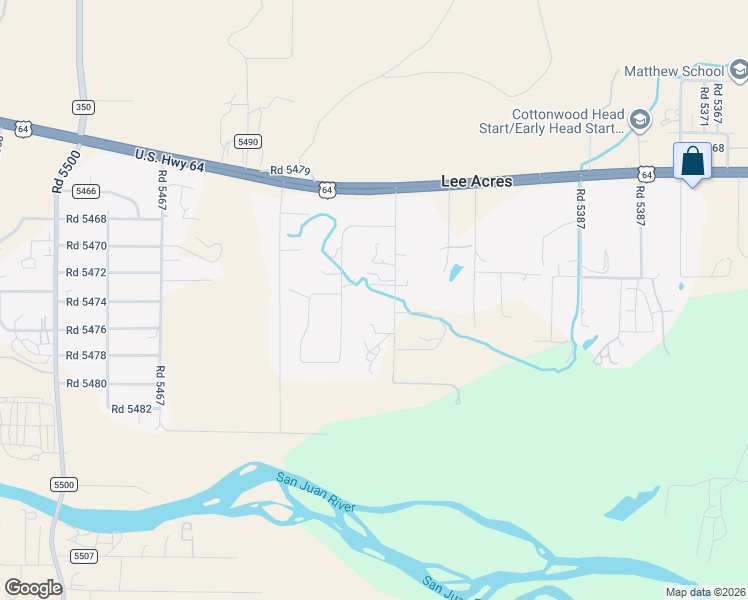 map of restaurants, bars, coffee shops, grocery stores, and more near 29 Road 5457 in Farmington