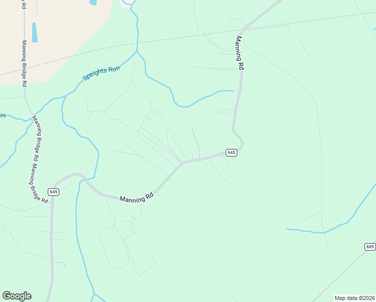 map of restaurants, bars, coffee shops, grocery stores, and more near 1309 Manning Road in Suffolk