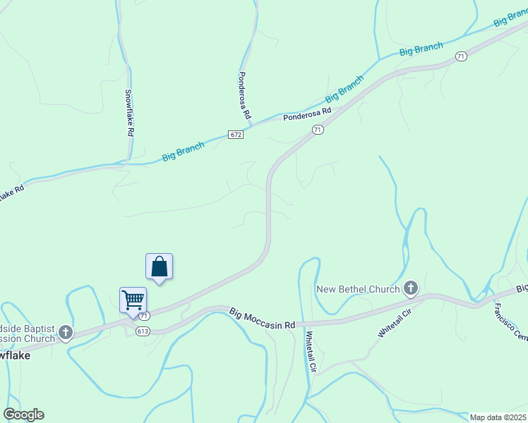 map of restaurants, bars, coffee shops, grocery stores, and more near State Route 928 in Nickelsville