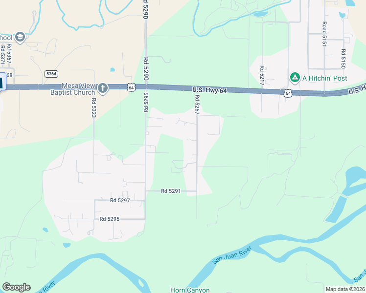 map of restaurants, bars, coffee shops, grocery stores, and more near 25 Road 5267 in Farmington