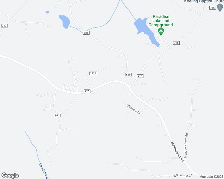 map of restaurants, bars, coffee shops, grocery stores, and more near 1880 Malmaison Road in Blairs